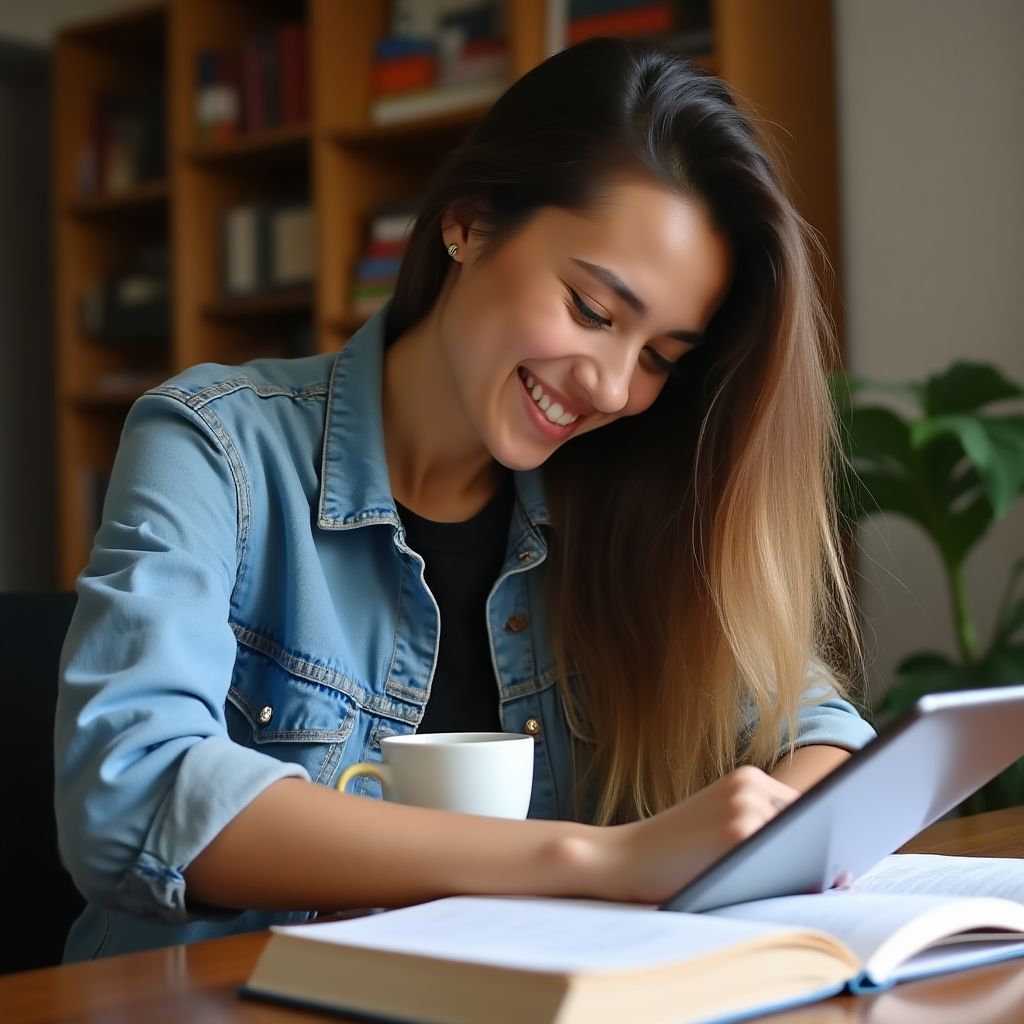 Estudiante con presupuesto